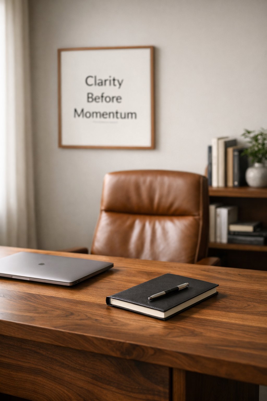 Clarity Before Momentum